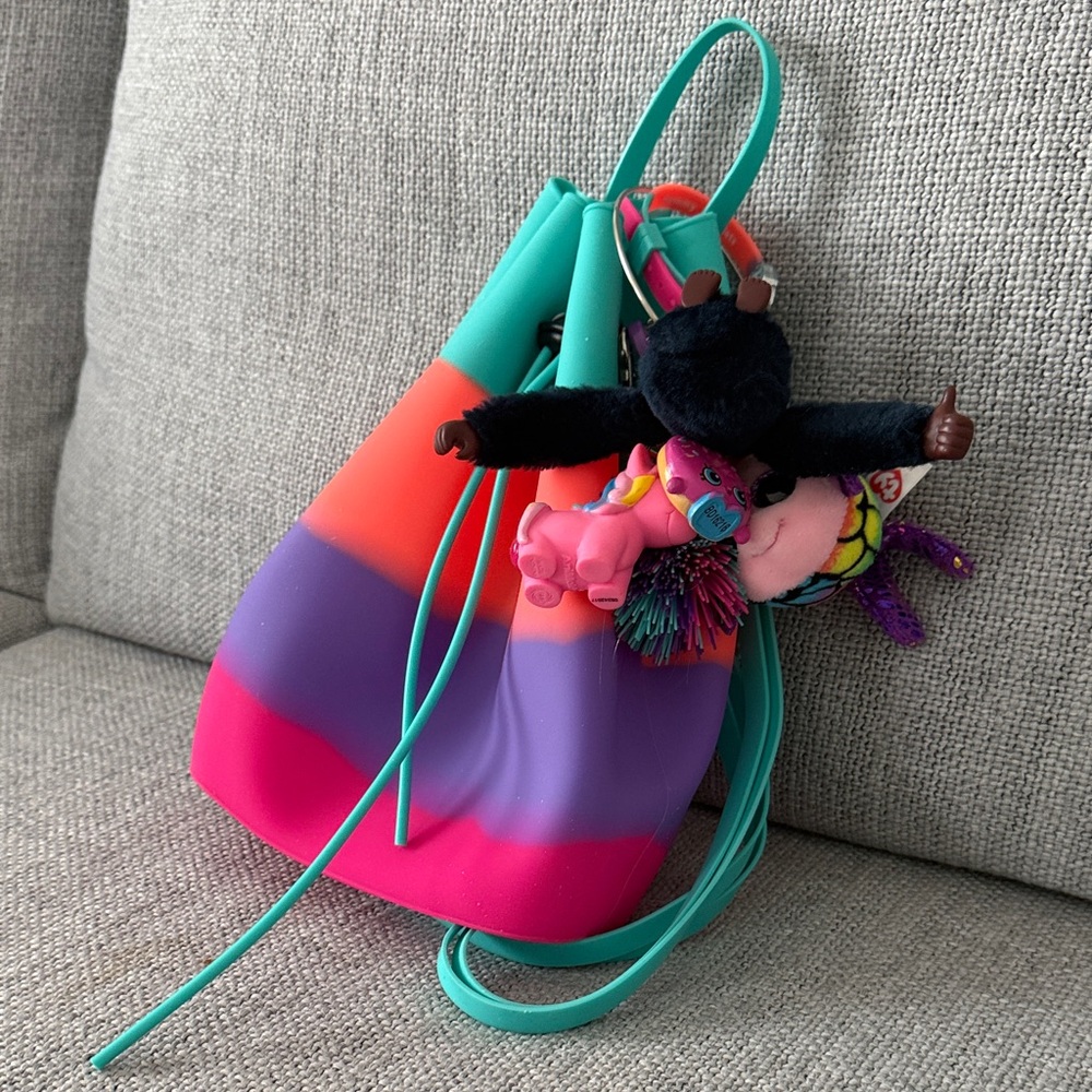 Colorful Kids Drawstring Bag by Yummy Gummy
